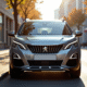 Peugeot 3008 récent en stationnement urbain en plein jour